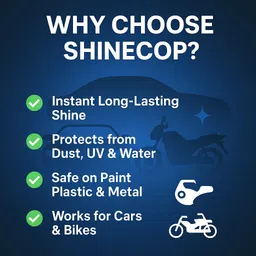 shinecop Car and Bike Body Shiner 5000 ml(GREEN) | Instant Shine|Safe on Plastic & Metal Car Washing Liquid image 5