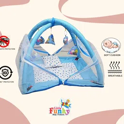 little funky Cotton Baby Bed Sized Bedding Set image 2