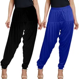 darlingdarling Viscose Rayon Solid Patiala image 1