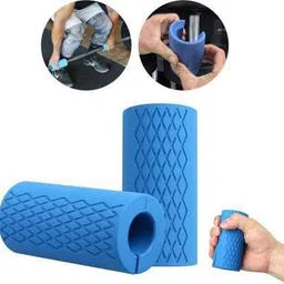 afpin Pair of Dumbbell Grips Barbell grip Thick Bar Handles Anti-slip Protect Fat Grip Hand Grip/Fitness Grip image 1