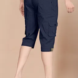winsunity Solid, Self Design Men Three Fourths image 2