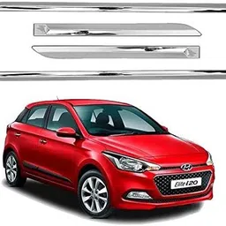 bubu Car door side full chrome beading for Elite i20 car (set of 4) Car Beading Roll For Door-picture-24