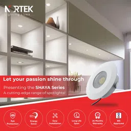 nortek Shaya 2W Led Spot Light Stylish Led Light for Home Decor Pink Pack of 15 Recessed Ceiling Light Ceiling Lamp image 4