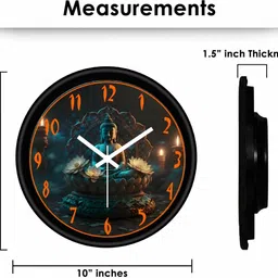 fashion world Analog 25 cm X 25 cm Wall Clock image 3