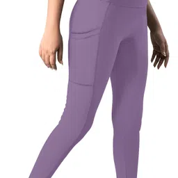 valley Solid Women Purple Tights-picture-14