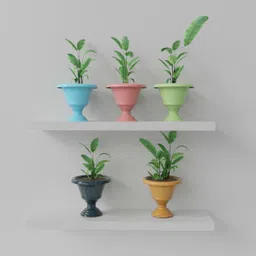 techhark 9.5" Inch Pear Shaped Flower Pot For Home And Garden Luxury Collection Plant Container Set image 5