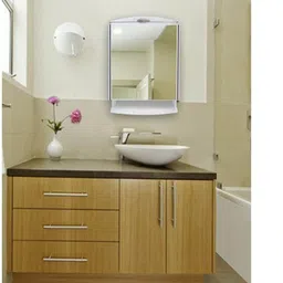 urban choice Saffire White Bathroom Organiser Shelves with Bathroom Mirror-picture-18