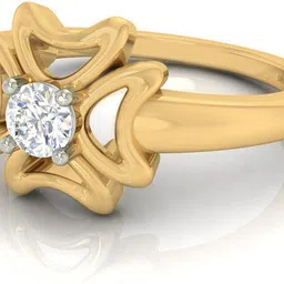 avsar AVR254A 18kt Yellow Gold ring image 5