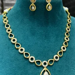 influtive Brass, Copper Gold-plated Gold Jewel Set-picture-10