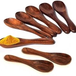 Wooden Small Spoon, Tableware & Dinnerware & Kitchen used Spoons Wooden Coffee Spoon, Sugar Spoon, Soup Spoon, Ice-cream Spoon, Salad Spoon, Table Spoon Set-image-59