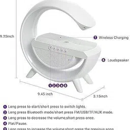 HRKA Multifunctional Speaker Wireless Charger SP167 56 W Bluetooth Party Speaker image 2