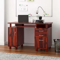 mamata wood decor Sheesham Wood Computer Table With Drawers & Cabinet, Laptop table, Study Table Solid Wood Computer Desk-picture-20