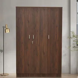 royaloak Mystique 3 Door Wardrobe in Brown Colour image 1