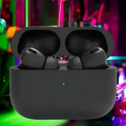 TWS Pro True Wireless Earbuds with Deep Bass & Mic – Onyx Black Bluetooth Headset-image-1