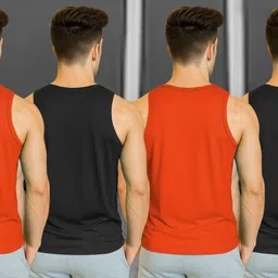 expert choice Pack of 4 Men Vest image 3
