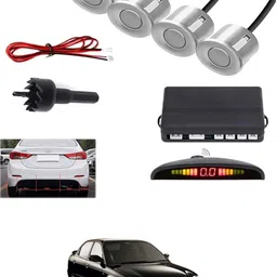 peeps store Universal 4 Silver Reverse Parking Sensor-AP25A843 Universal 4 Silver Reverse Parking Sensor-AP25A843 Parking Sensor-picture-22