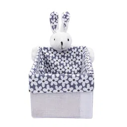 MARKET99 Set Of 2 Grey Fabric Basket Organizer image 2