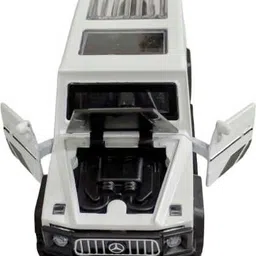 dhannitraders G WAGON MODEL CAR TOY|OPENABLE DOORS AND BONET|LIGHT AND SOUND. MULTICOLOR image 2