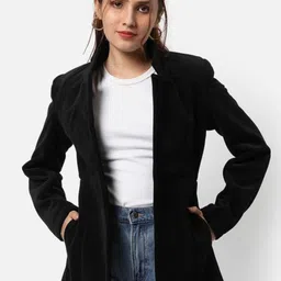 Campus Sutra Notched Lapel Collar Single-Breasted Blazer image 1