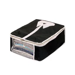 Kuber Industries Black 2 Pieces Printed Saree Organizers image 2