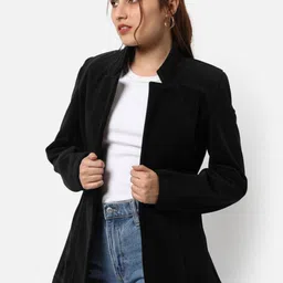 Campus Sutra Notched Lapel Collar Single-Breasted Blazer image 3