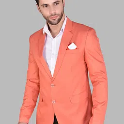 PRINTCULTR Notched Lapel Collar Single-Breasted Blazers image 3