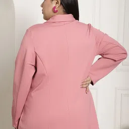 theRebelinme Plus Size Single-Breasted Casual Blazer image 2