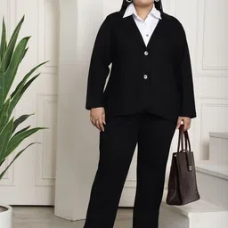 theRebelinme Notched Lapel Single-Breasted Casual Blazer image 2