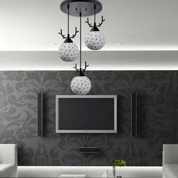 lyse decor Hanging lights for Bedroom, Kitchen, Hall and Living room (Pack of 3) Pendant Lamp Ceiling Lamp image 3
