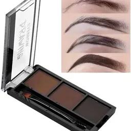 gabbu 3 Shades Eyebrow Palette Waterproof Eyebrow Filler Eyebrow Kit with Brush 7.2 g-picture-18