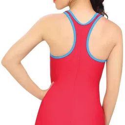 lactra Solid Women Swim-dress Pink Swimsuit image 2