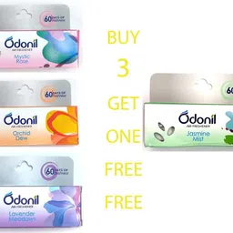 odonil Buy 3 Get 1 Free(100Gm Each) Car Freshener Blocks-picture-14