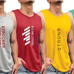 pasito Pack of 4 Men Vest image 1