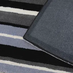 presto Black, Grey Wool Carpet image 4