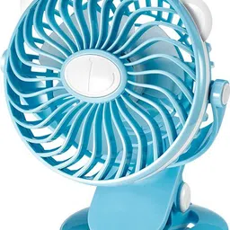 Dp 7608-PORTABLE RECHARGEABLE USB FAN Multifunctional, Clip, 2000mAh Battery USB Fan image 2