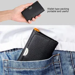 gocart New Screw Driver set For Laptop And Mobile , 25 In 1 Best Quality Precision Screw Driver Tool Kit For All Kind Of Mobile Phone ,PC, Laptop, Tablet , I pad , Computers , Camera , Glasses , Watch , Electronic devices Portable Set Is Easy to carry In Pocket With Leather wallet Screwdriver set , tool kit Camping & Hiking Tool Kit image 2