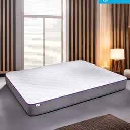 sleepspa Dual Comfort 5 Inches HR Foam Mattress with Comfort Cubes and Rebotech In Single Size-picture-39