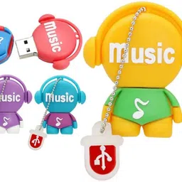 Techbae Music Style 8 GB Pen Drive Compatible with Desktop Computer, Laptop, Television USB 2.0 Rubber Case-picture-41