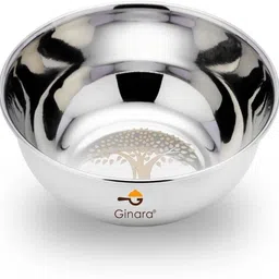 ginara Pack of 70 Stainless Steel Laser Printed Tree Model-5 Set,Handi,Lid,Jug,Serving Spoon,Hot pot. Dinner Set image 5