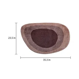 obsessions Brown Geometric 60 X 90 cm Lake Bath Mat image 3