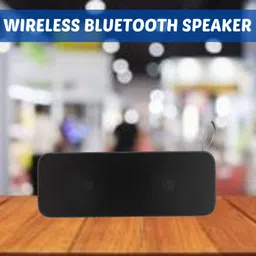 YAROH Badshah (PORTABLE BLUETOOTH DESKTOP SPEAKER) Stereo Sound & Hi Bass SoundJ111 5 W Bluetooth Laptop/Desktop Speaker image 1