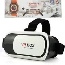 XRise VR Box Virtual Reality Glasses + T800 Ultra Smartwatch Smart Combo 2.4 GHz AM3 2 Core Processor Designed for Mobile-picture-45