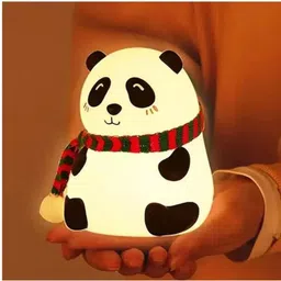 gifthub PANDA NIGHT LIGHT LAMP PORTABLE SILICON USB RECHARGEABLE COLOUR CHANGING Night Lamp-picture-33