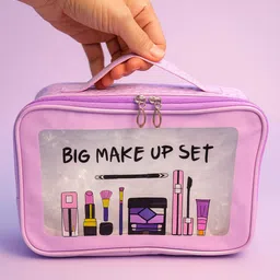 Women Purple Cosmetic Bag-image-2