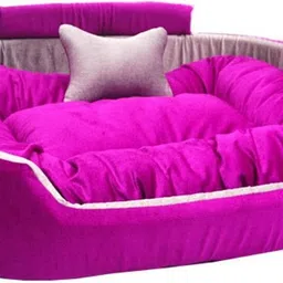 furry smile Dog Beds , Pet Sofas & Chair With Collar & Haddi For Dog And Cat S Pet Bed image 2