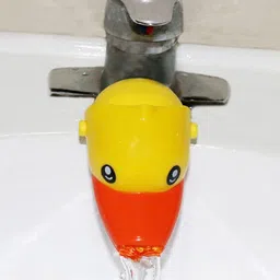 smiker Cartoon Faucet Sink Handle Extender for kids (Set of 1- Yellow Duck) Faucet Function Diverter image 4