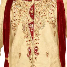 Diamond Style Sherwani For Men's Embroidered Sherwani image 5