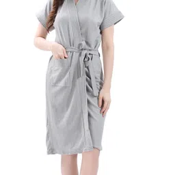 lacylook Grey Medium Bath Robe image 1