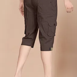 winsunity Solid, Self Design Men Three Fourths image 2