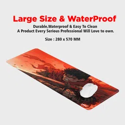UNITY Battle Desk Mat Premium Water-Resistant Gaming Mouse Mat Home & Office Non-Slip Non Slip Base Mousepad image 2